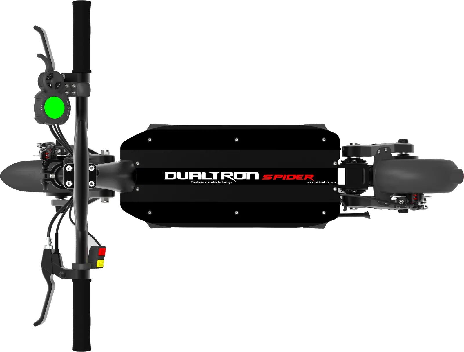 minimotors Dualtron Spider vid sverhu