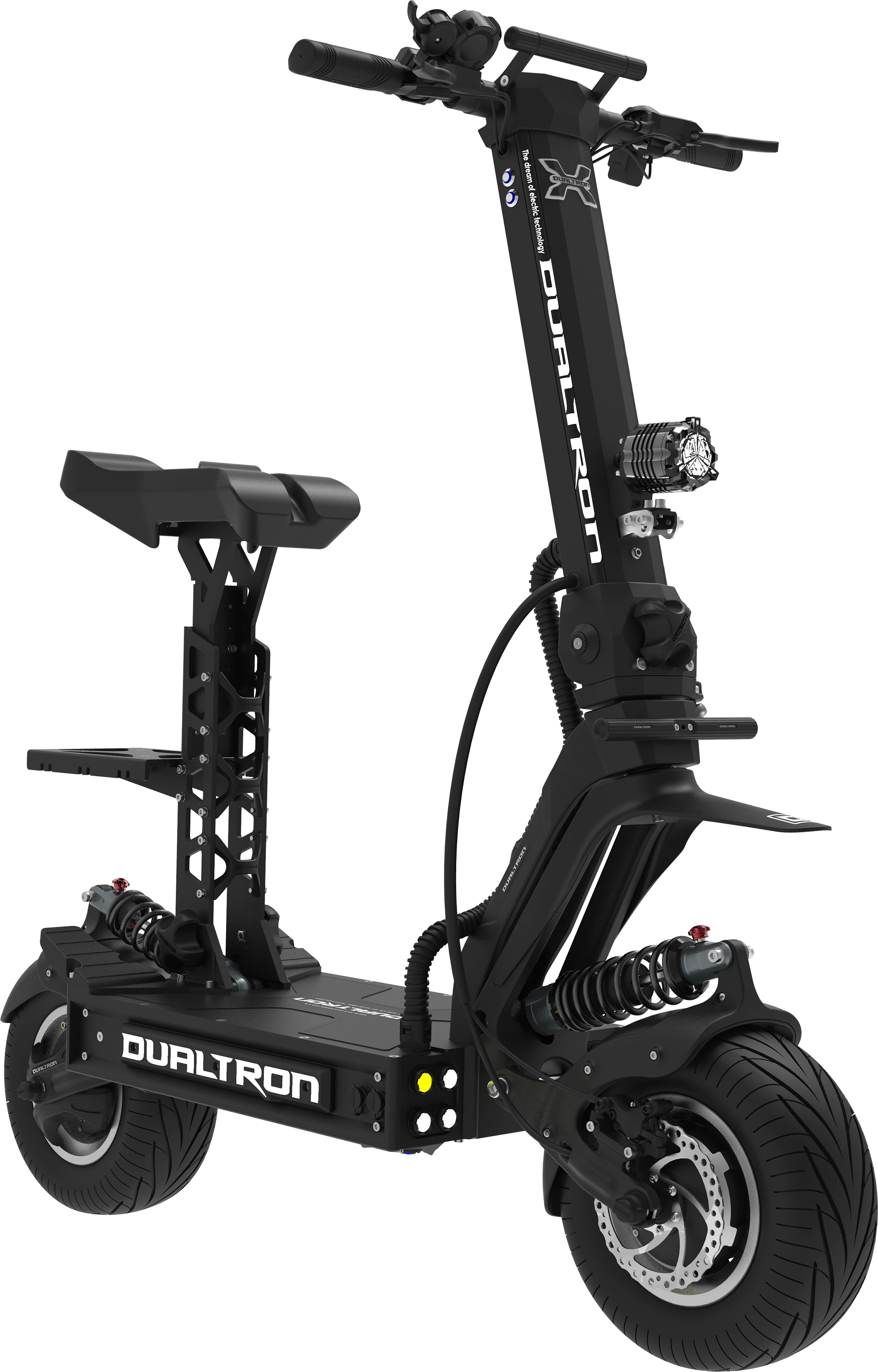 minimotors Dualtron x2 вид сбоку правый край